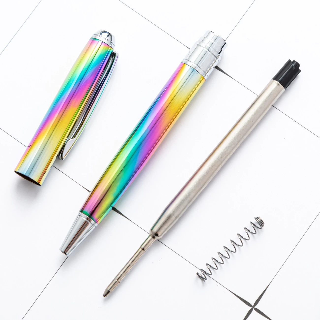 Wholesale Creative Plated Metal Pen Wholesale Custom Logo Advertising Ballpoint Pens for Corporate Gifts