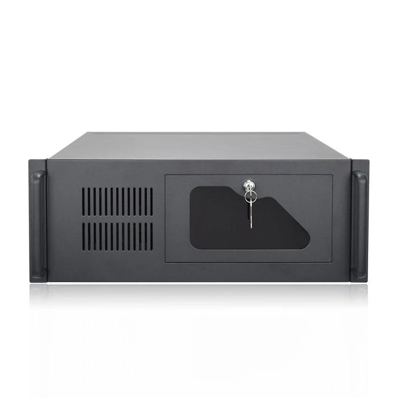 4U Rackmount Industrial PC Chassis, 450mm Depth, Surveillance Recording Host, Multi Hard Drive Storage, Support PC Power Supply
