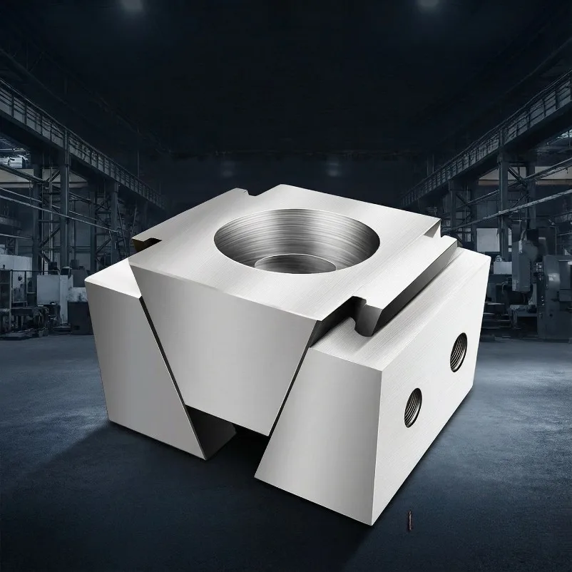 CNC Multi Station pneumatic OK Clamp Wedge Expansion Block Machining Center Side Fixed Precision Vice M6 M8 M10 M12
