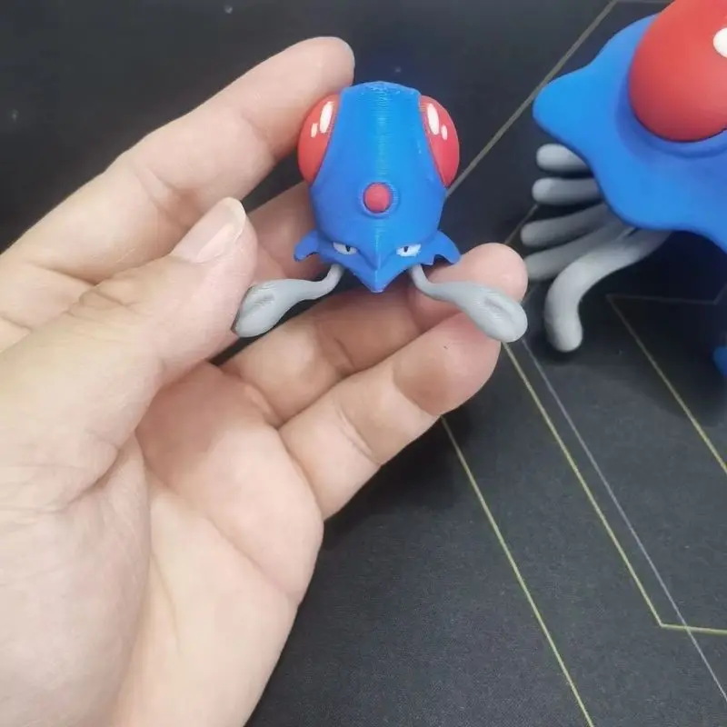 Anime Pokemon Figures Tentacool Tentacruel Proportion World 1:20 Diy 3d Printing Cute Cartoon Character Desktop Model Kid Gifts