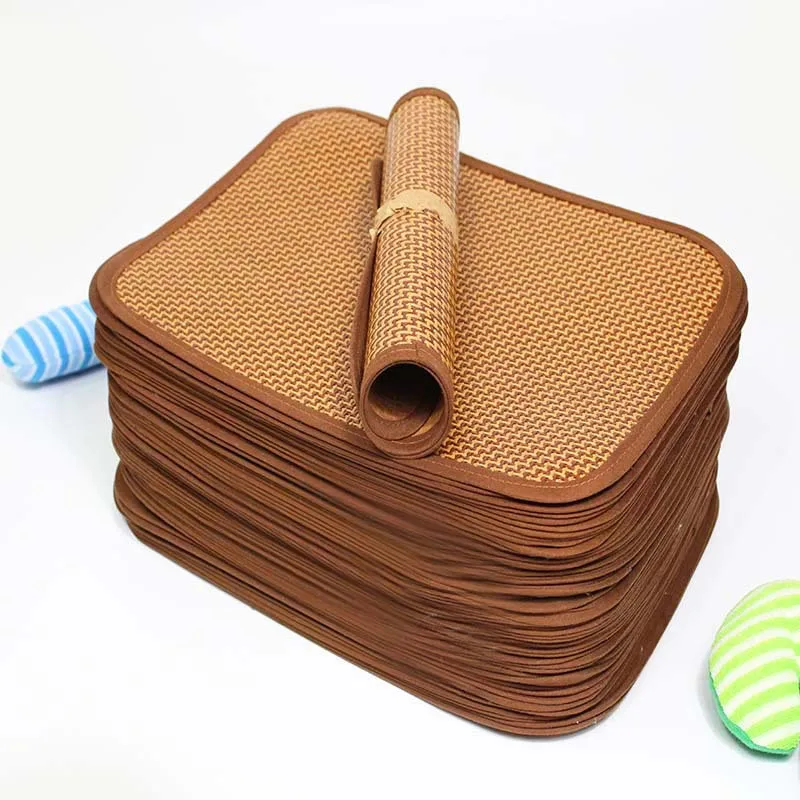 Pet Mat kennel matching size straw mat summer refreshing cooling air conditioning mat Rattan