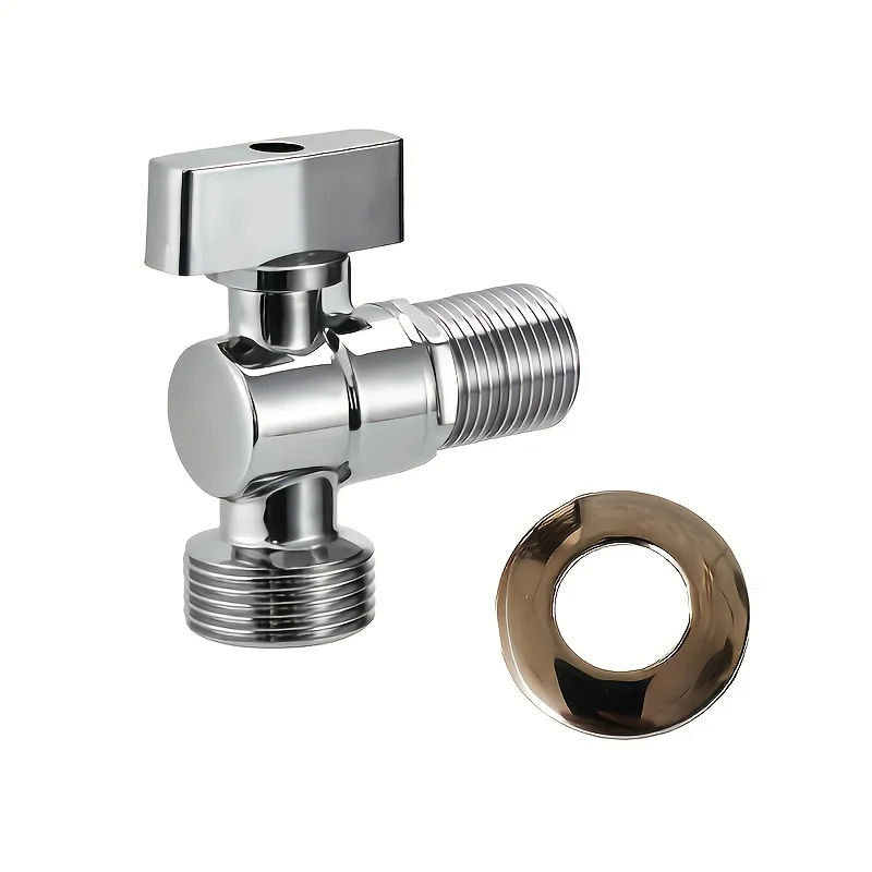 Angle Valve Faucet  Inlet Water Stop Valve Zinc Alloy Toilet Filling Angle Valves Heater Faucet For Bathroom Accessories ﻿