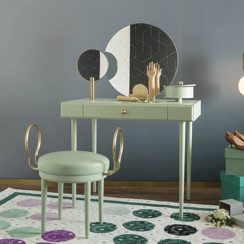 

yj7 Nordic light luxury dresser American simple modern model room bedroom makeup table