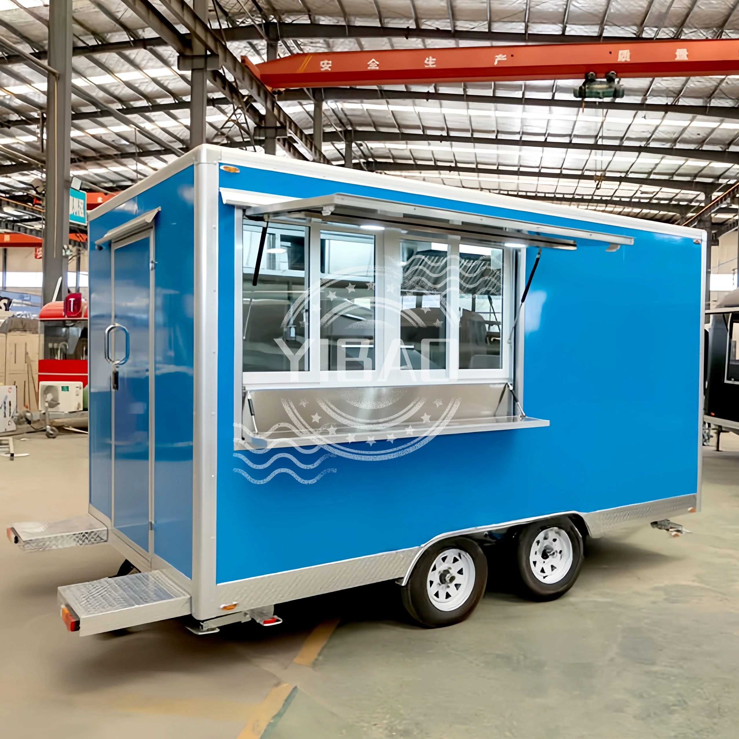 

Food Trailer Coffee Truck Mobile Utility Trailers Offroad Camper Box Trailer Fast Food Chart in Sale