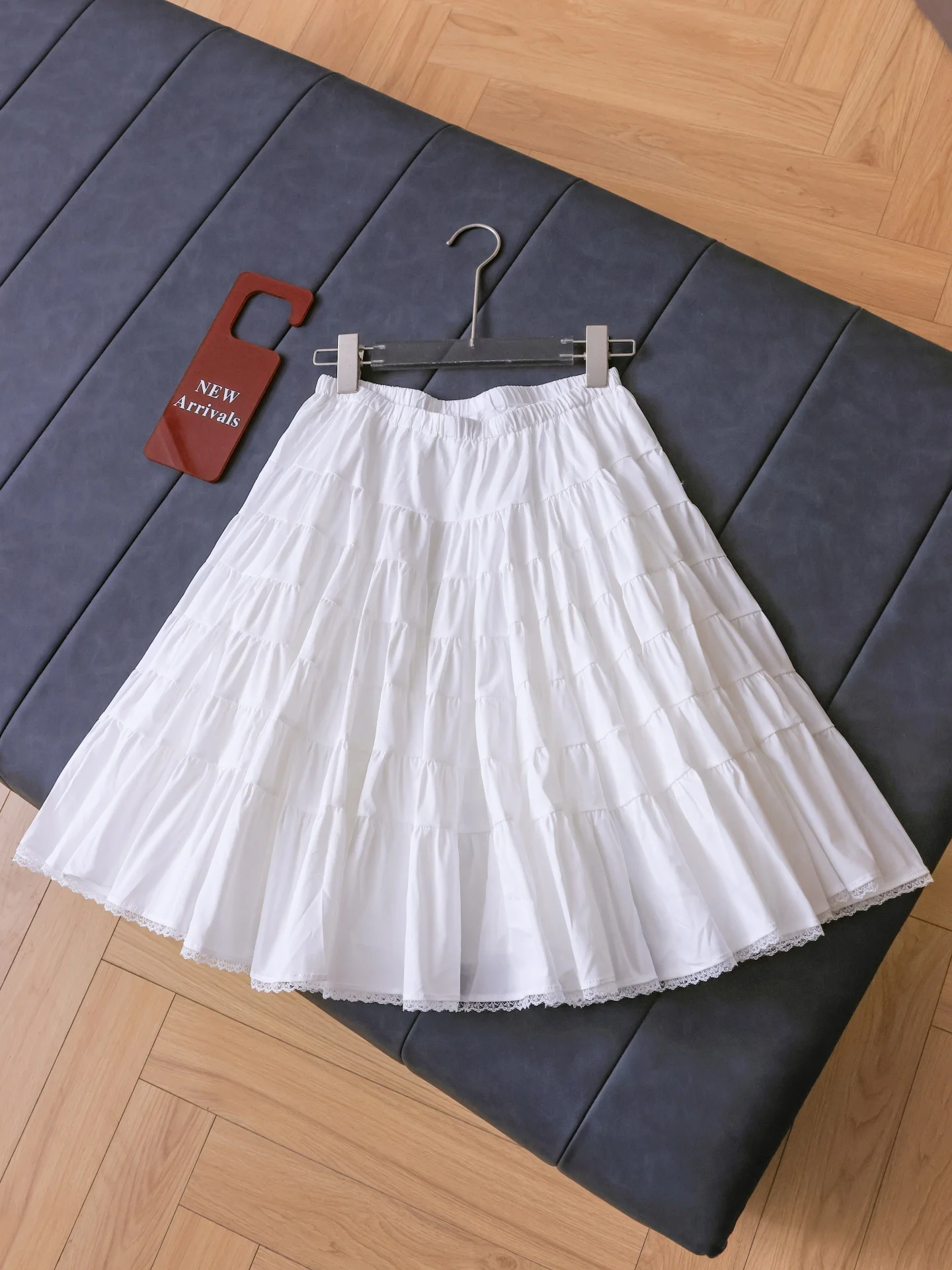 Falda dulce con cintura elásti - Elastic Lace Trim reseña y precio