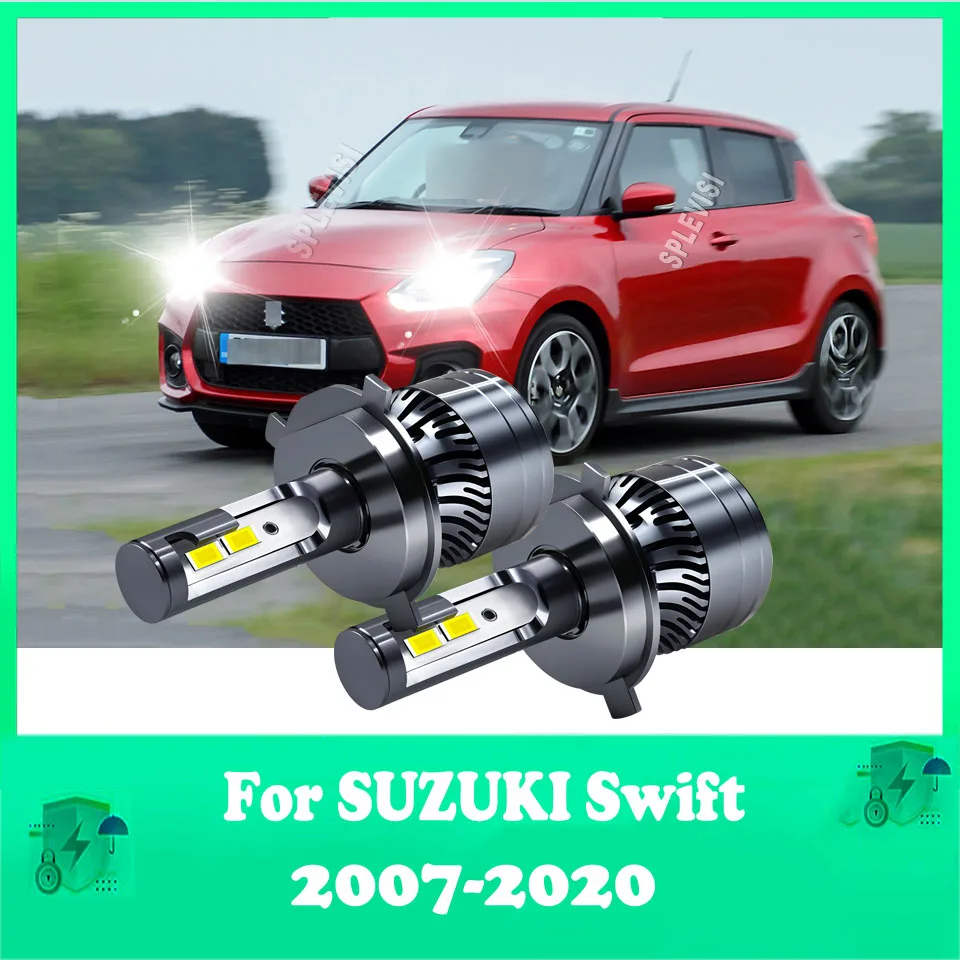 

2x H4 LED Car Headlight Bulb 18000LM Auto Headlamps For Suzuki Swift 2007 2008 2009 2010 2011 2012 2013 2014 2015 2016 2017-2020