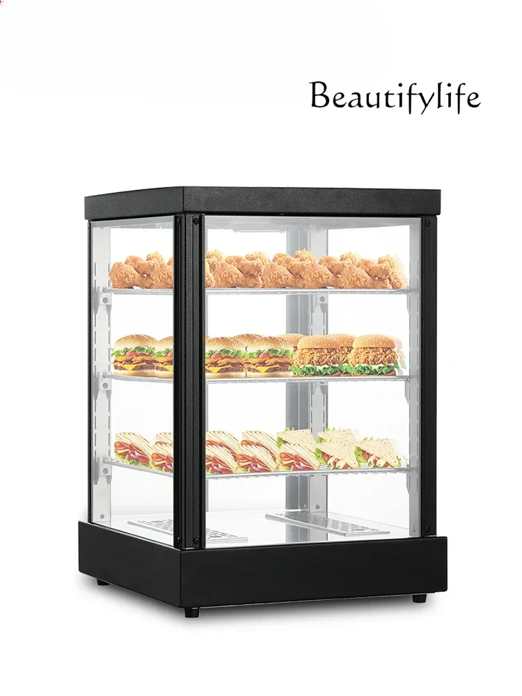 Small biscuit sandwich insulation cabinet single door deli display cabinet