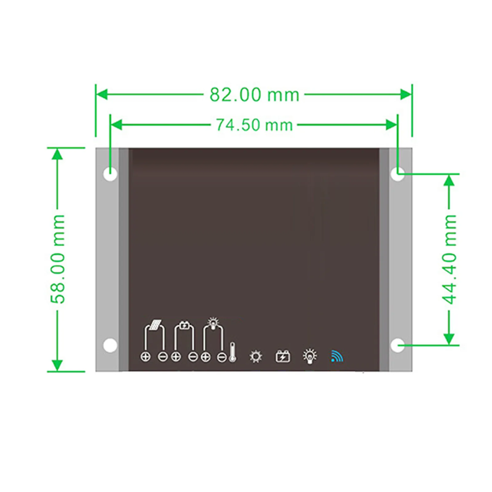 IP68 Waterproof 20A Solar Charge Controller for Reliable 12V and 24V Power Supply with Continuous Load Discharge