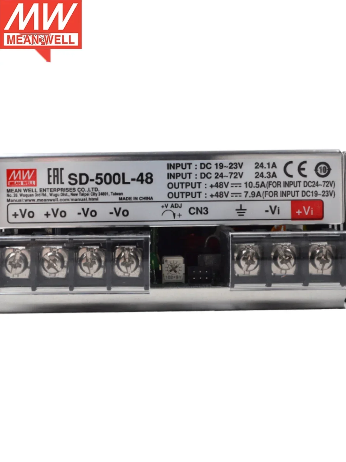 2025 Mingwei DC To DC DC Converter 500W Switching Power Supply SD-500L/500H 12V 24V 48V New