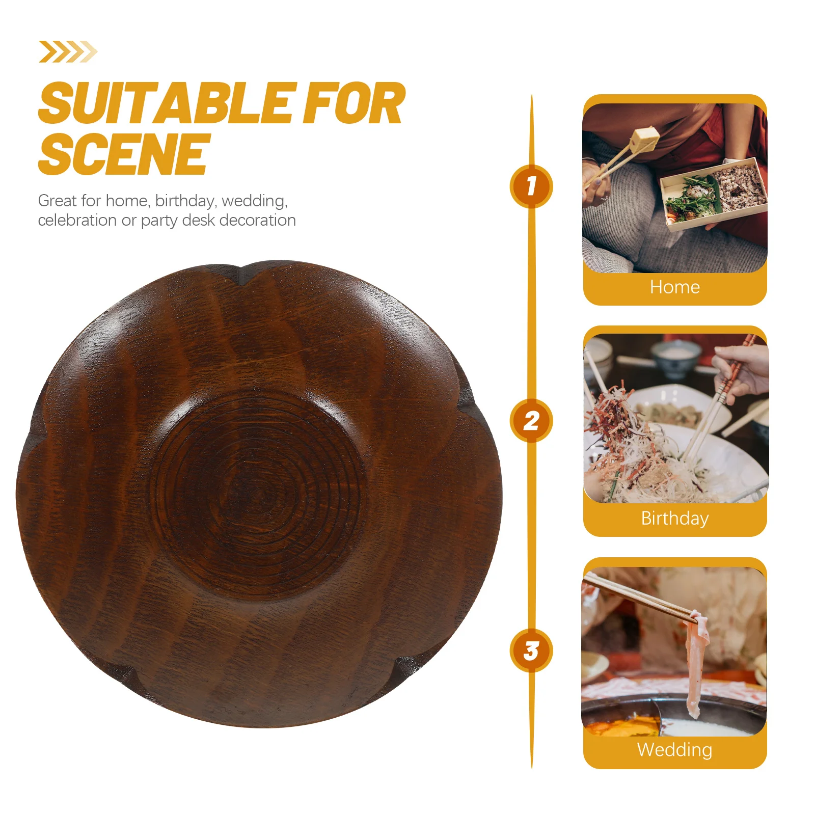 

Flower Shape Wooden Coaster Set Small Snack Dishes For Soy Sauce Ginger Garlic Home Kitchen Coffee Table Decor Drink