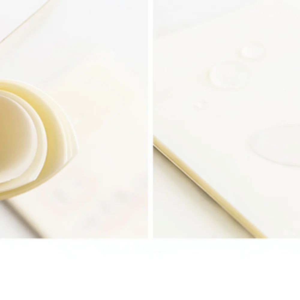 Transparent Sticky Notes Self Adhesive Waterproof PET Memo Pads Clear Index Tabs For Study Office Journaling Supplies