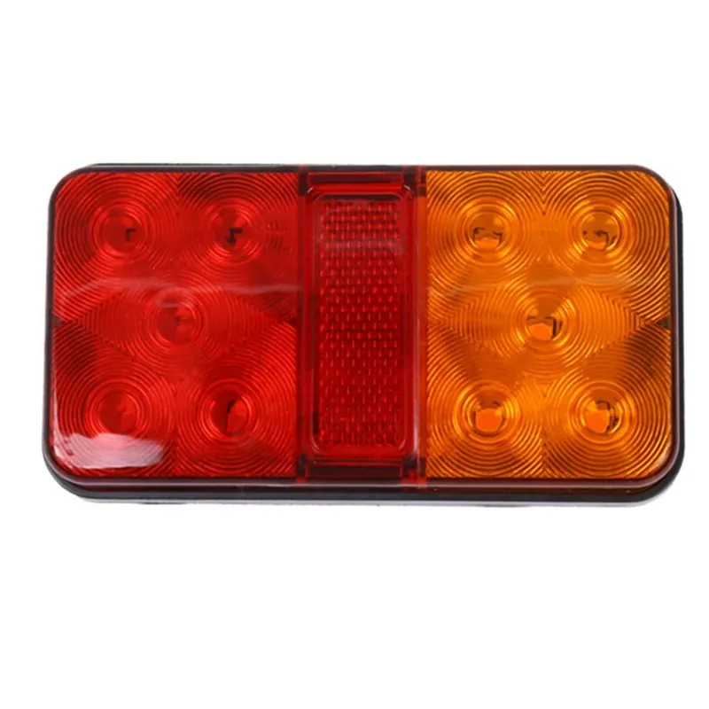 

Set of 2 10LED Dual - Color Truck & Trailer Tail Lights, Side Lights, Working At 12V - 24V