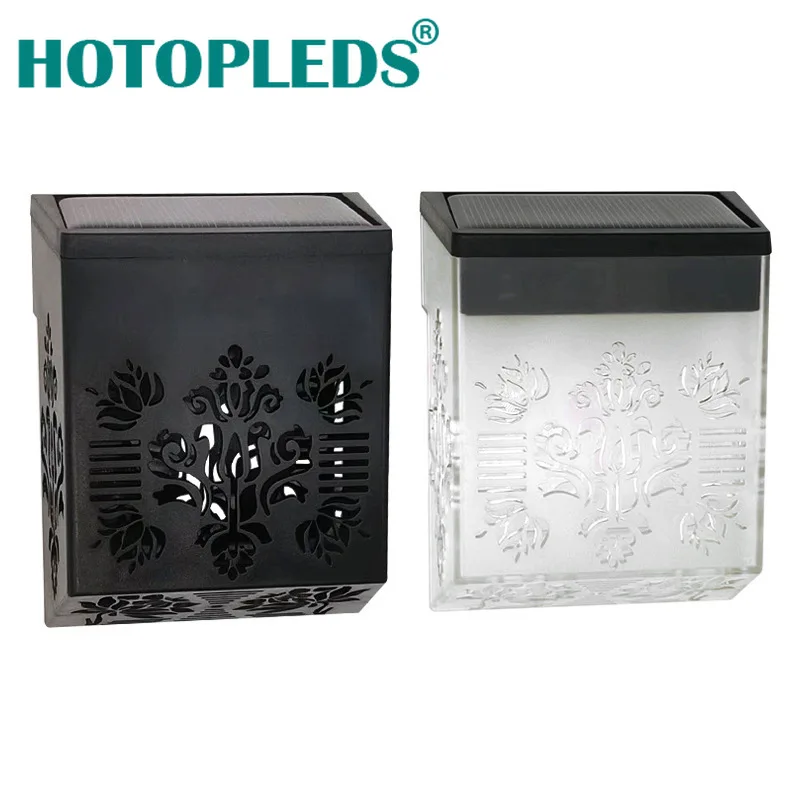 

Luz Solar Wall Lamp Outdoor Waterproof Garden Fence light Household Landscape Decoration Lamp Fence Projection Lamp