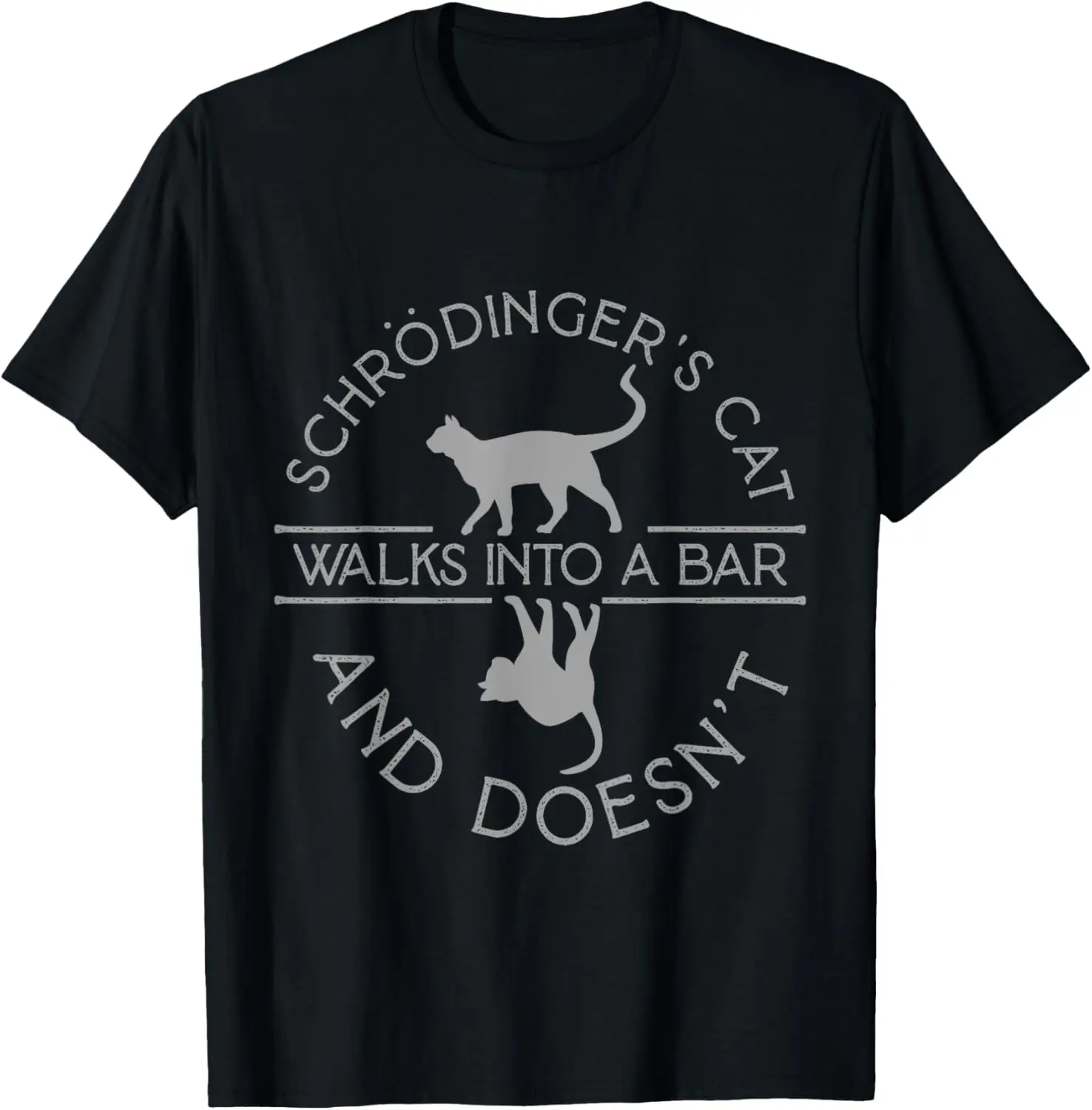 เสื้อยืดฟิสิกส์แมว Schrodingers