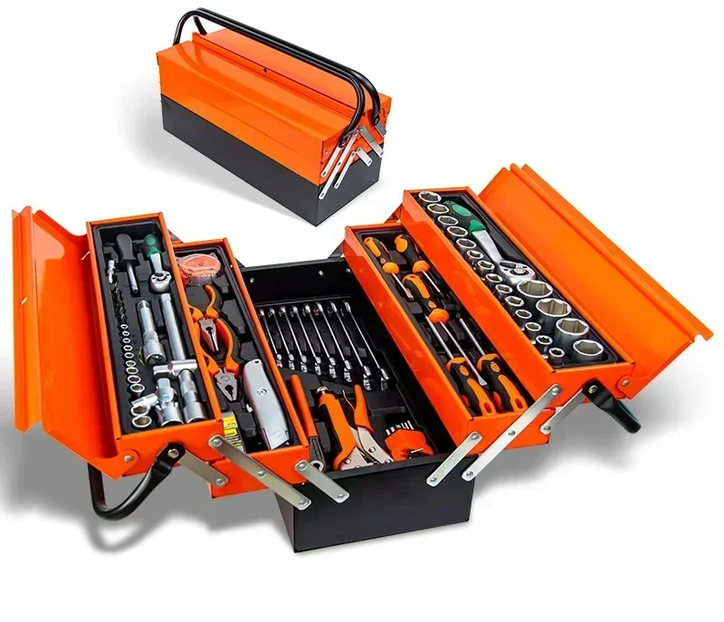 86 PCS Professional  Garage Tools for Hand Repair Equipment Tool Box Tool Set