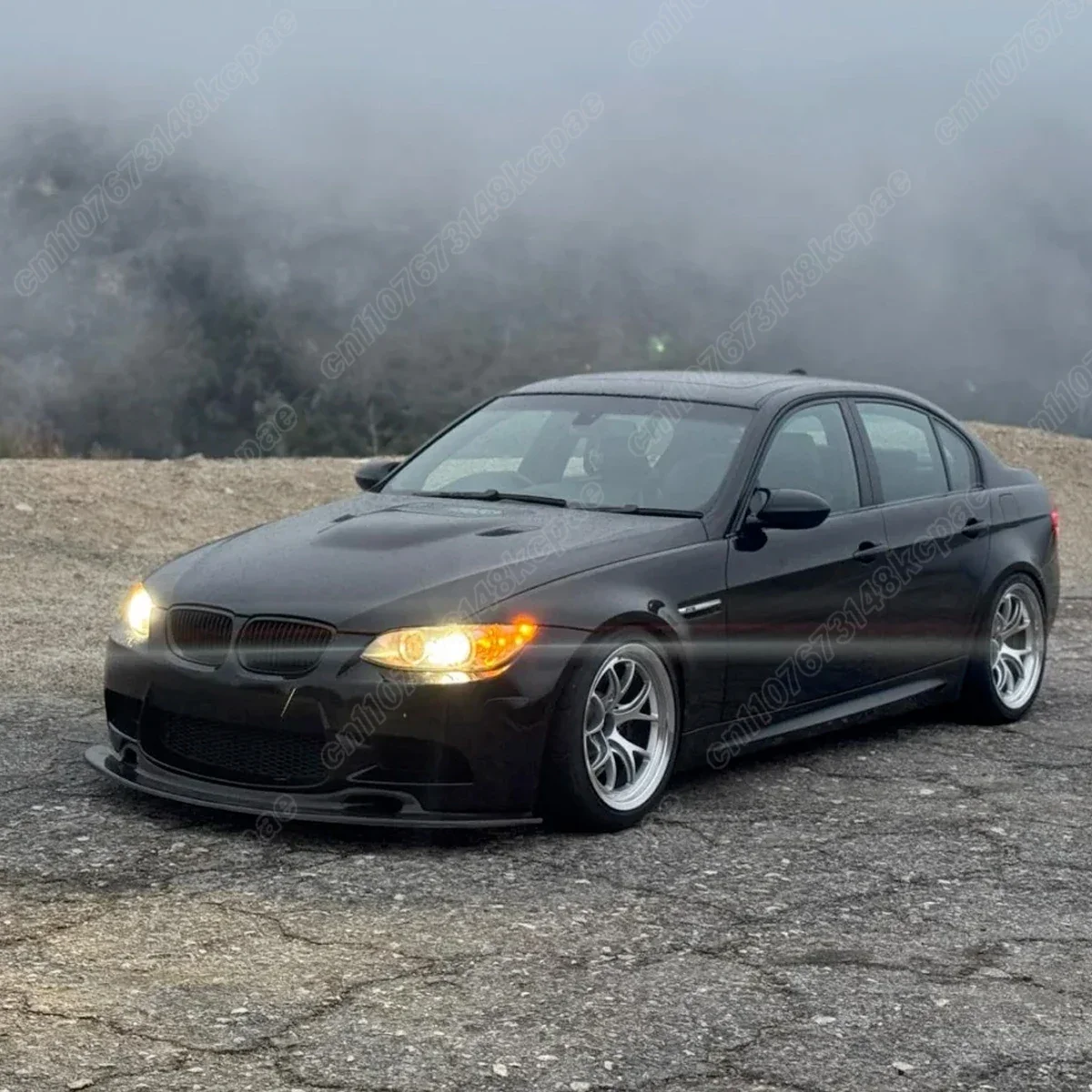 For BMW 3 Series M3 E90 E91 E92 E93 2006 2007 2008 2009 2010 2011 2012 2013 Car Front Bumper Splitter Lip Diffuser Modification - view 5