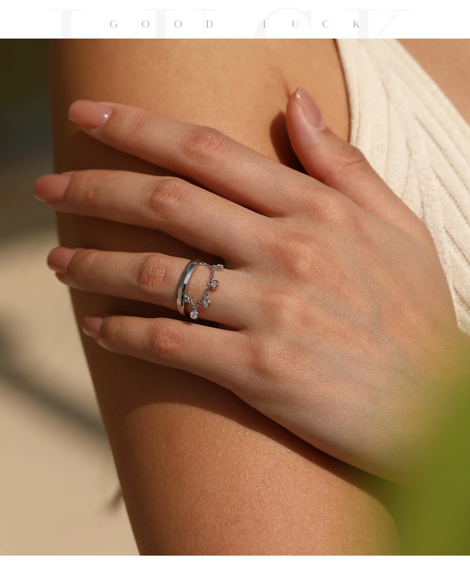MODIAN Funkelnde runde CZ-Stapelringe aus 925er Sterlingsilber, süßes kleines Anhänger-Design, Fingerringe für Frauen, edler Schmuck – Detail 8
