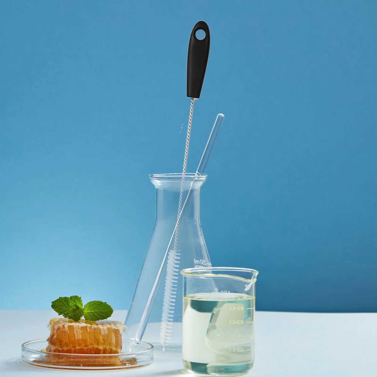 

4 Pcs Cup Brush Washing Bottle Dishwashing Cleaning Nylon Water Scrubber Narrow Neck