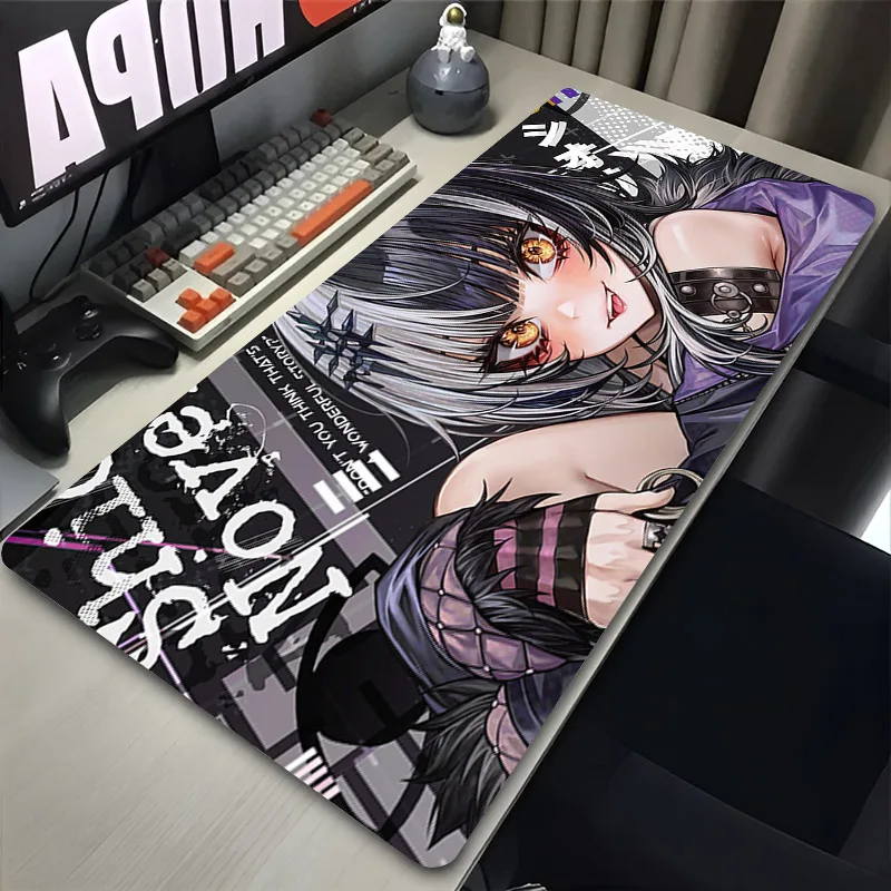 Computer Office Desk Mat Offices Accessories Anime Sexy Girls Mousepad Large Mouse Pad Cartoon Kawaii Carpet Non-Slip Laptop Pad