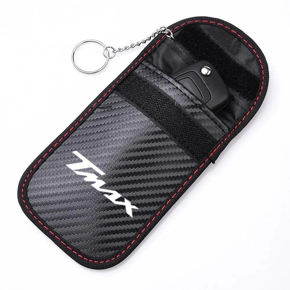 For YAMAHA TMAX530 TMAX500 TMAX560 T-MAX Tmax 530 Car Key Signal Blocker Case Faraday Cage Fob Pouch Keyless RFID Blocking Bag