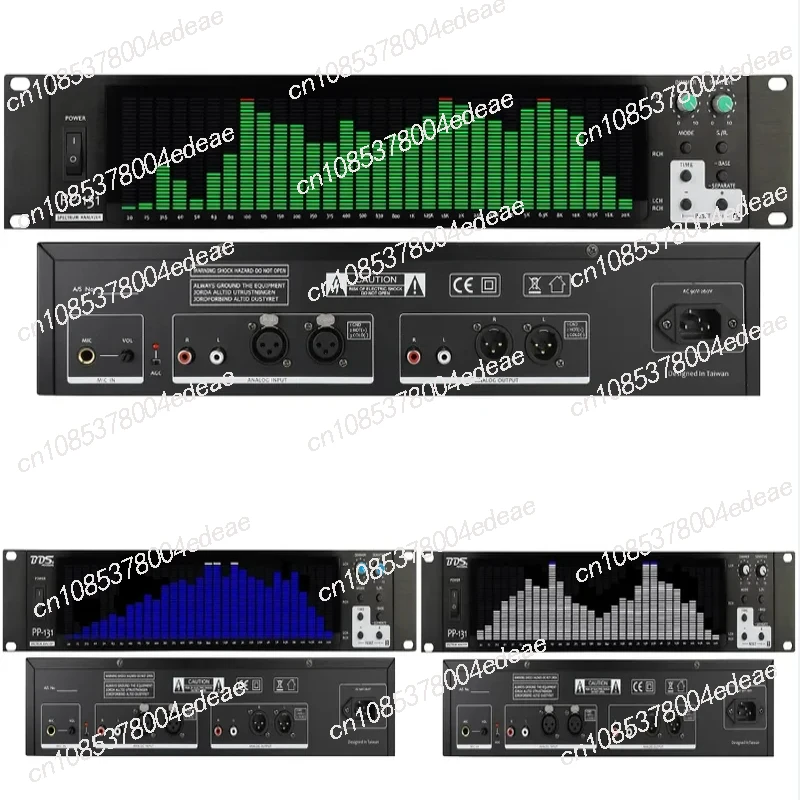 Bds PP-131 Rack-Mounted 2U Display Equalizer Audio Level AmplifierAnalyzer Led Stage Power Supply