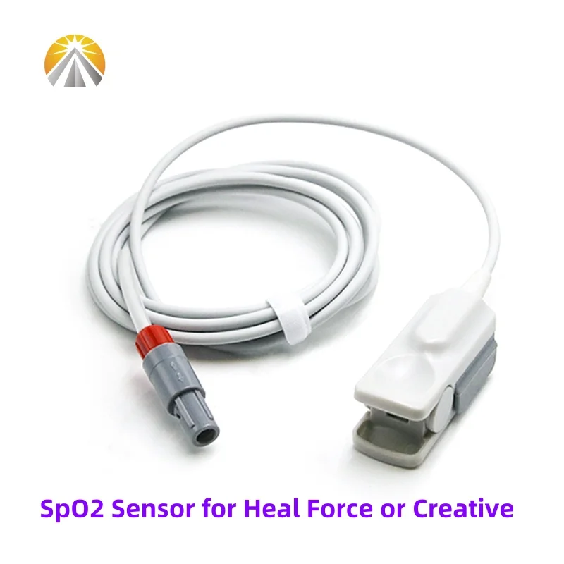 5 Pin SpO2 Sensor For Creative UP7000 UP9000 PC66 PC9000 Heal Force Prince 100F Pulse Oximeter Dulex-100 Dulex-200 Digital Tech