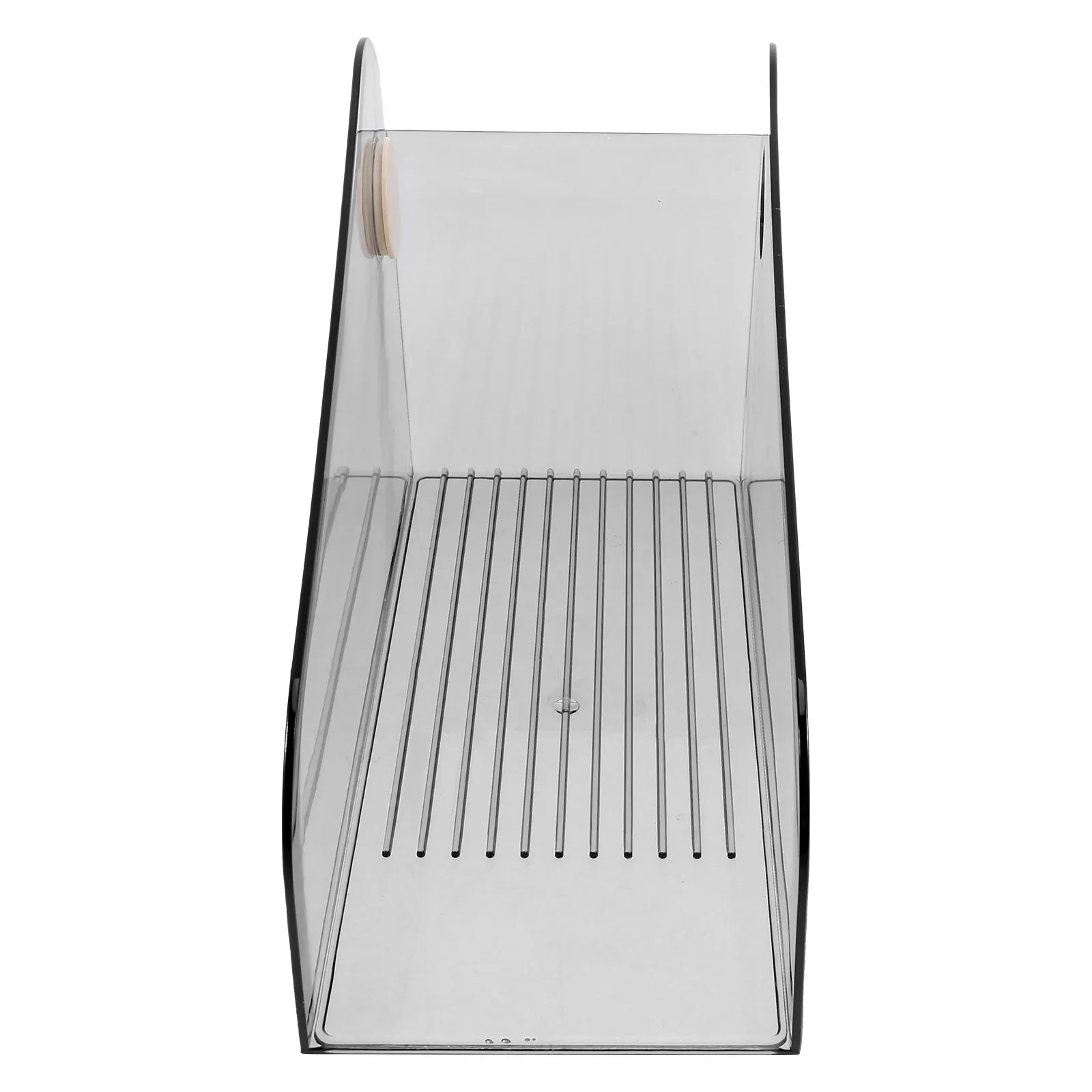 1pc Book Stand Organizer Plastic Magazine File Holder Desktop Document Storage Rack Office Paper Organizer Vertical Box