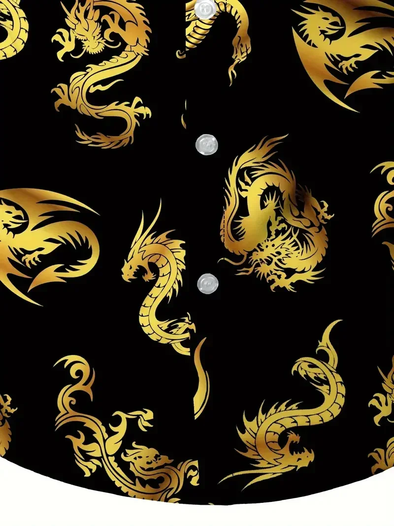 قمصان رجالية متدرجة سلسلة HD نمط الموضة الفاخرة لينة مريحة بلايز ربيع الخريف في الهواء الطلق زر أسفل القمصان حجم كبير