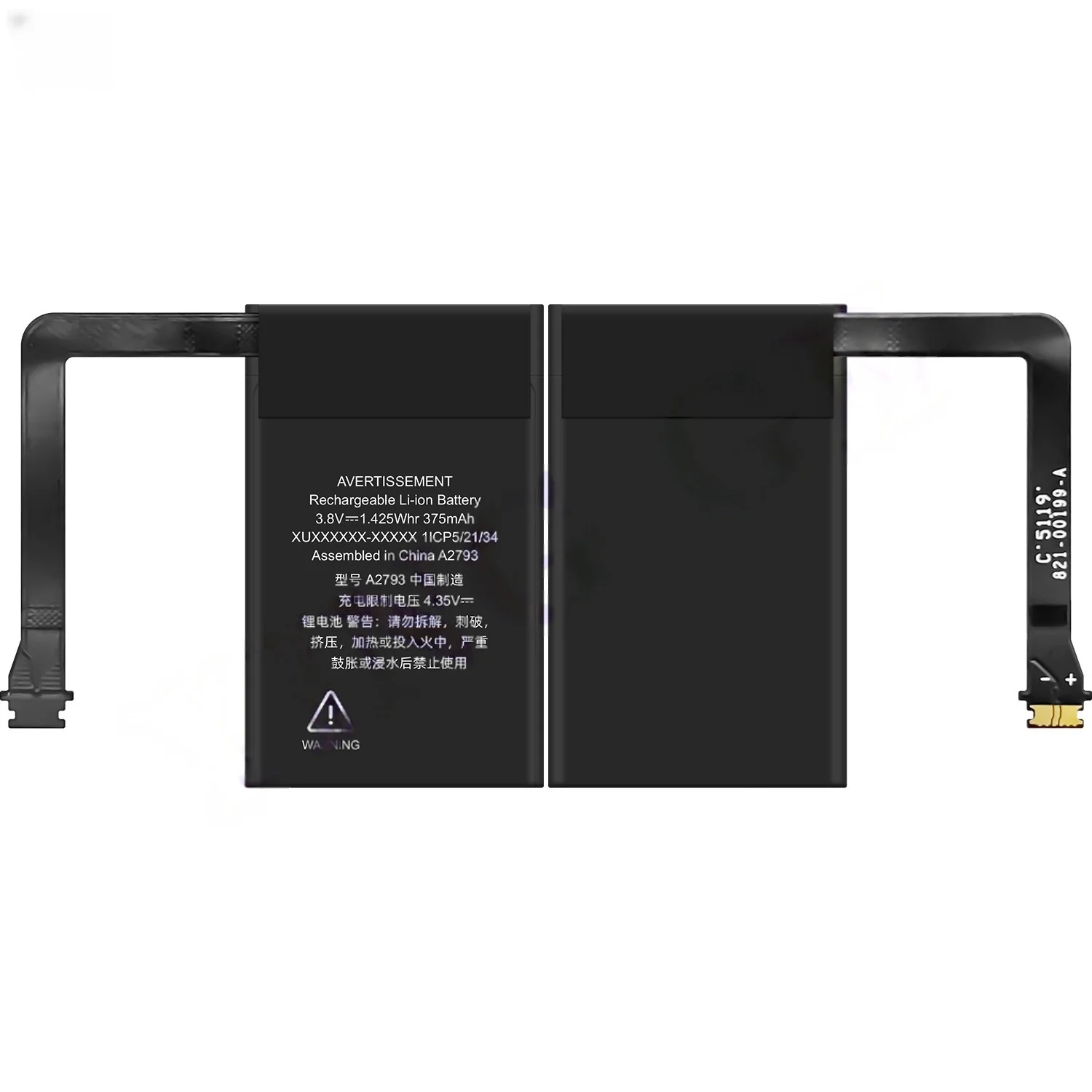 A2793 375mAh Earphone Battery for AirPods 3 Charging Box The Fourth Generation Lithium Rechargeable Battery