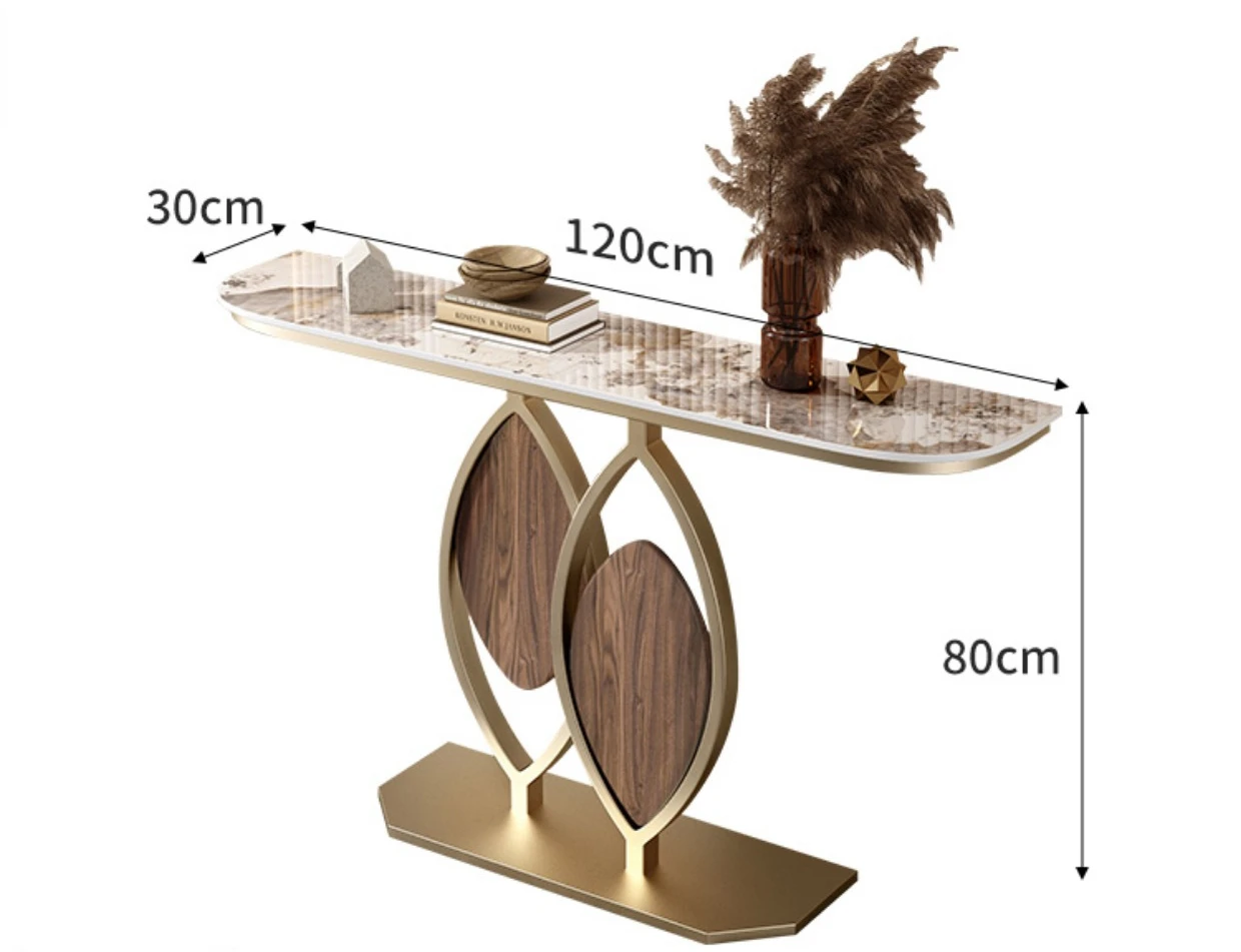 Italiaanse Rotsplaat Creatieve Home Light Luxe Toegangstafel