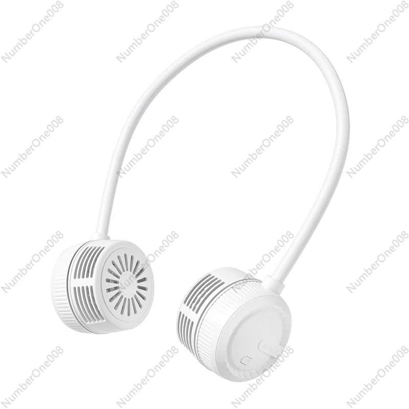 

Вращающийся шейный вентилятор, тихий маленький USB-вентилятор для спорта на открытом воздухе, маленький портативный Электрический мини-вентилятор на шею