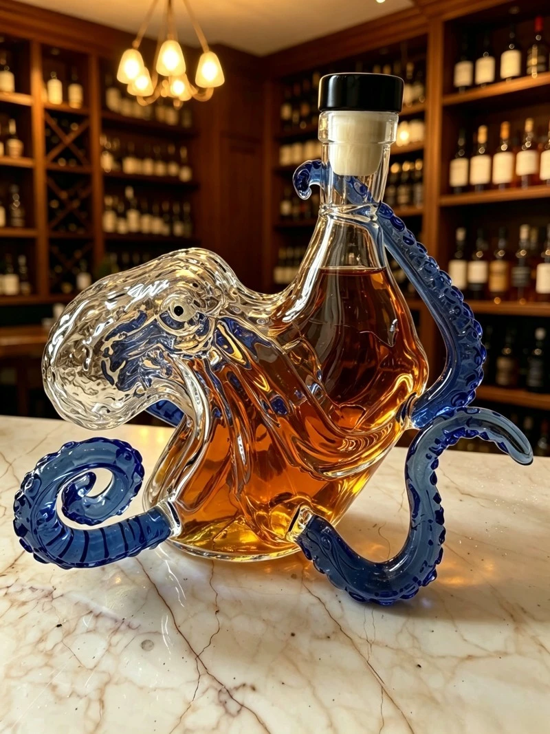 Decanter, Zeemonster, Octopus, - Collectible Vintage Wine recensie en prijs