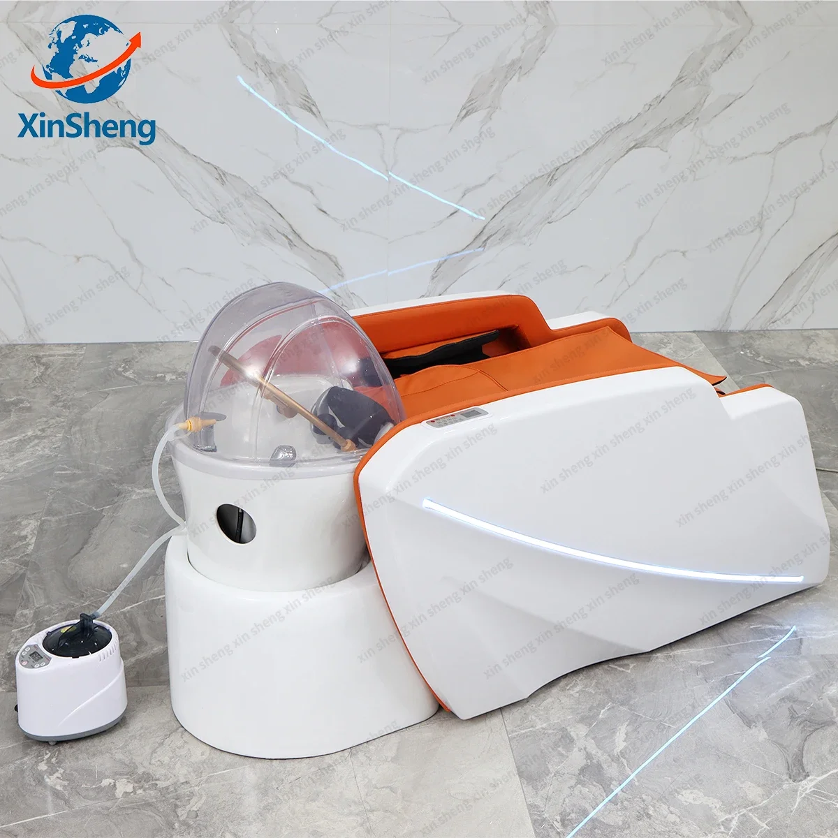 

XinSheng Massage Table Massage Bed Shampoo Beds Sofa Bed Barber Hair Washing Hairdressing Head SPA Water Therapy Salon Furniture