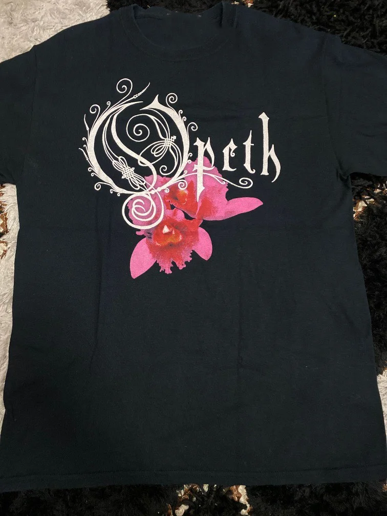 Rare Opeth Band Gift For Fan Cotton Black All Size Unisex T-Shirt Gb480