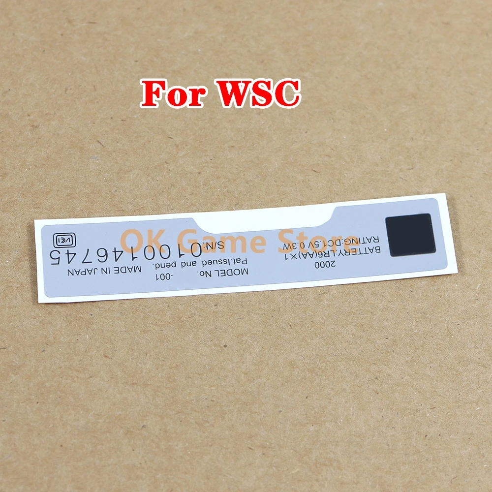 5PCS For WSC Game Console New Sticker Lables Replacement For WSCC Shell Lable Stickers