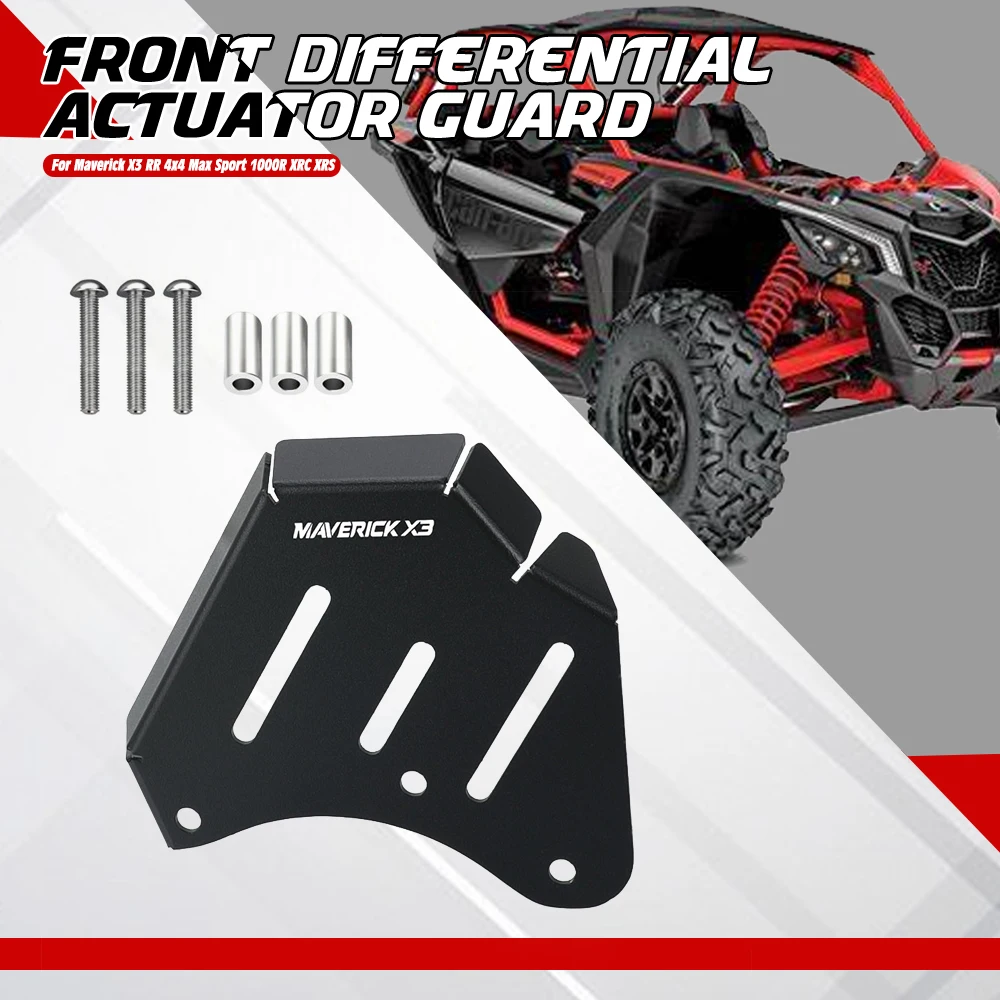 2018-2021 For Maverick X3 Front Differential Actuator Guard For Can Am Maverick X3 Max Sport 1000R XRC XRS UTV Additional