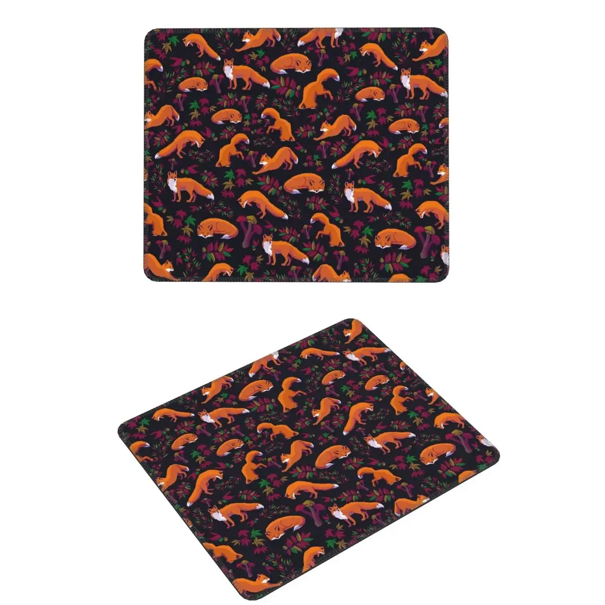 Forest Fox Mouse Pad Computer Keyboard Mouse Mat Gaming Laptop Desk Mat Office Table Mats