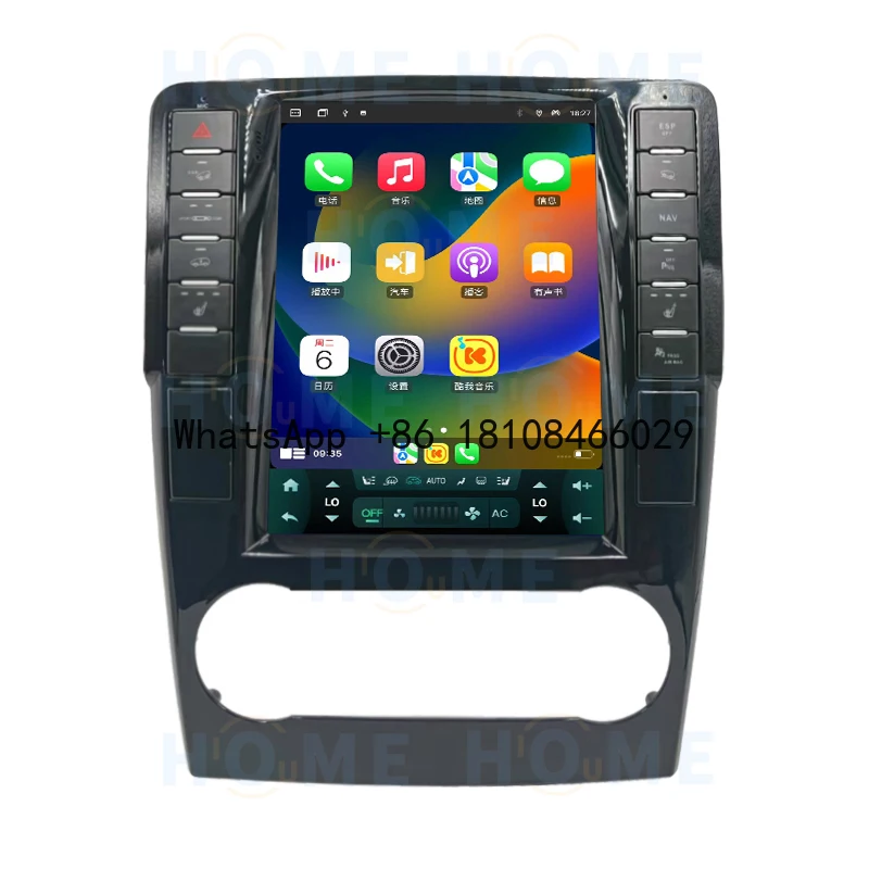

9.7" Tesla Vertical Screen Android 13 Car Multimedia Radio Video Player GPS Navi for Benz ML W166 GL X166 2005-2011 Carplay Auto