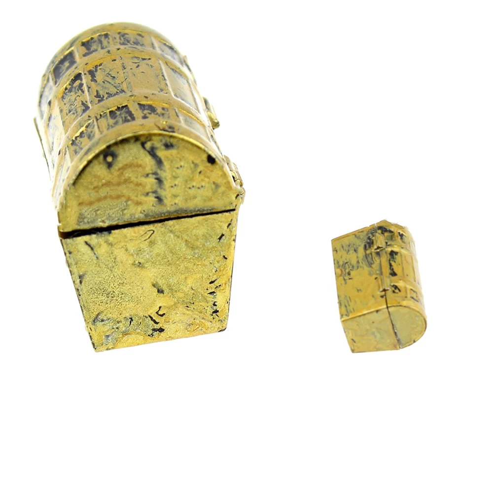 

12pcs Mini Pirate Treasure Chests Vintage Treasure Box Storage Case Perfect for Kids Pirate Play Set Party Favors (Assorted)