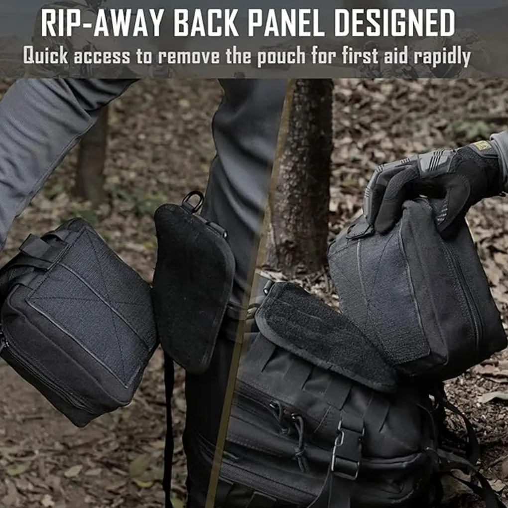 Cloth Wide Application Tactical First Aid Kits Medical Bag Lightweight And Portable Foldable