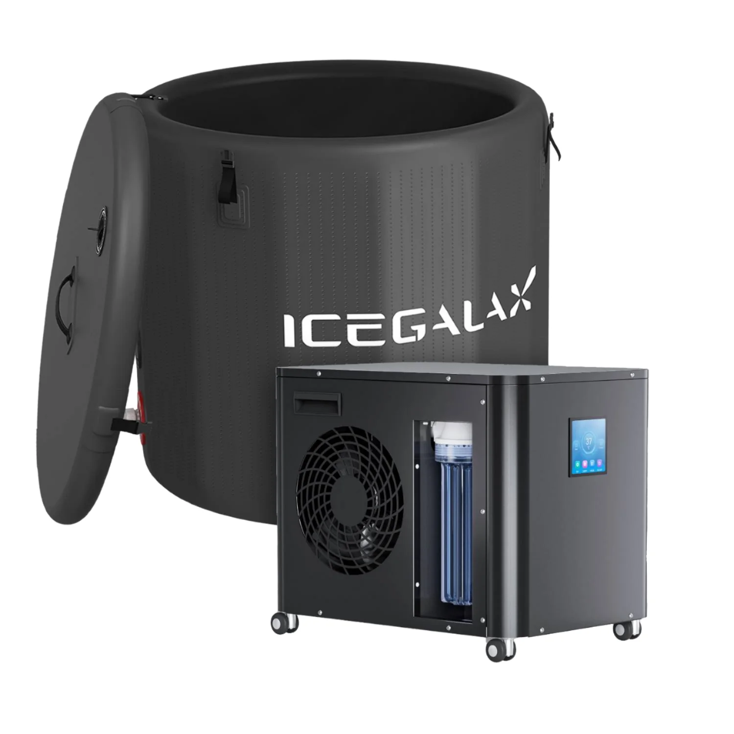 Portable PVC Slanted Ice Bathtub Free Standing Inflatable Cold Plunge Fitness Recovery Therapy Tubs Used for Ice Therapy