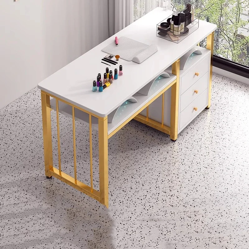 

Реплика настольной станции с одним гвоздем, принадлежности для ящиков, скандинавская красота, оборудование для стола для ногтей, эстетическая мебель для маникюра Tavolo, домашняя мебель