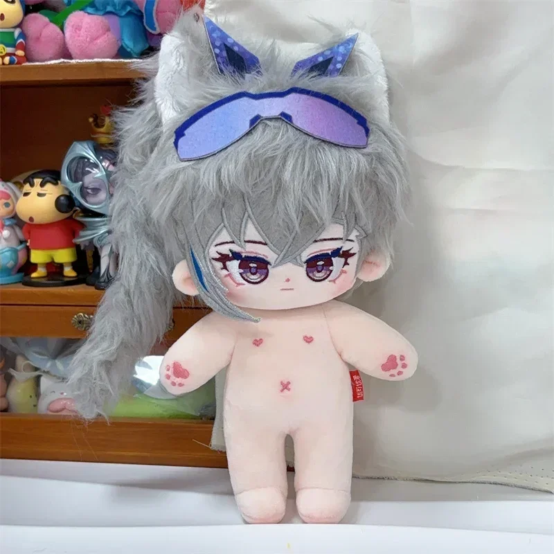 Anime Game Honkai: Star Rail Silver Wolf Cosplay Soft Plush Stuffed Doll Body with Skeleton Plushies Toy Figures Kids Gift 20cm