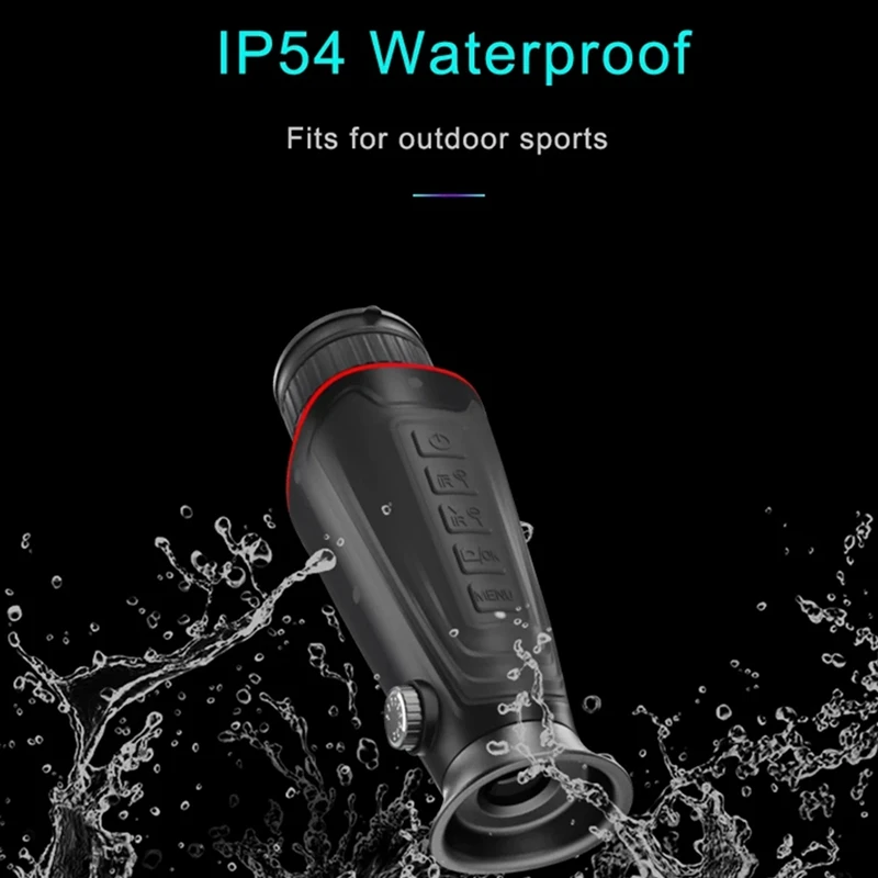 Новинка 4K HD портативный инфракрасный Монокуляр Регулируемый 36MP 8X цифровой зум цифровое ночное видение Охота ABS 1 комплект