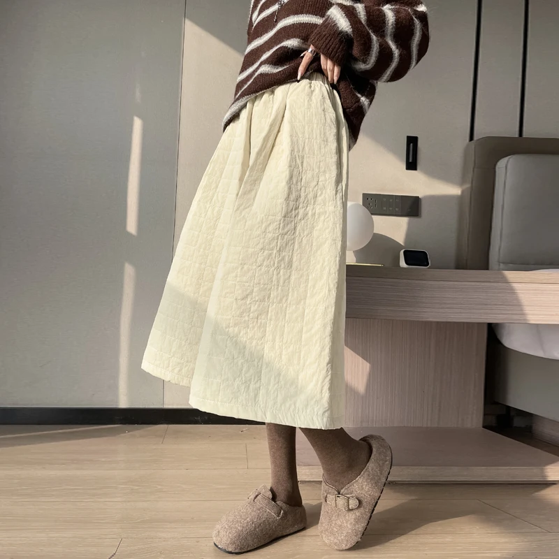 الدافئة Faionable سراويل قطنية الكورية Sle سبعة أقدام السراويل النسائية عادية مبطنة بالقطن السراويل الخريف الشتاء وصول جديد #4