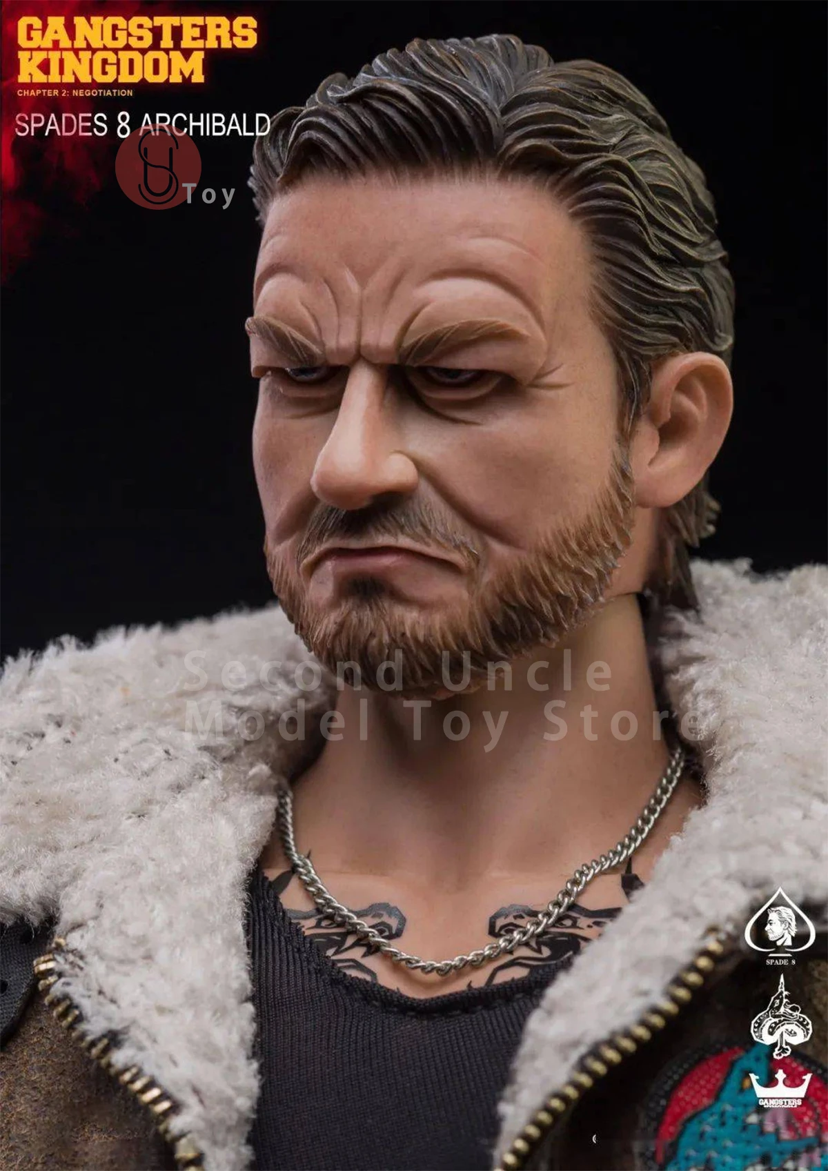 DAMTOYS DAM GK024 1/6 غانغلاند المملكة المجرف 8 أرشيبالد ذكر الجندي عمل الشكل مجموعة كاملة ألعاب قابلة للجمع