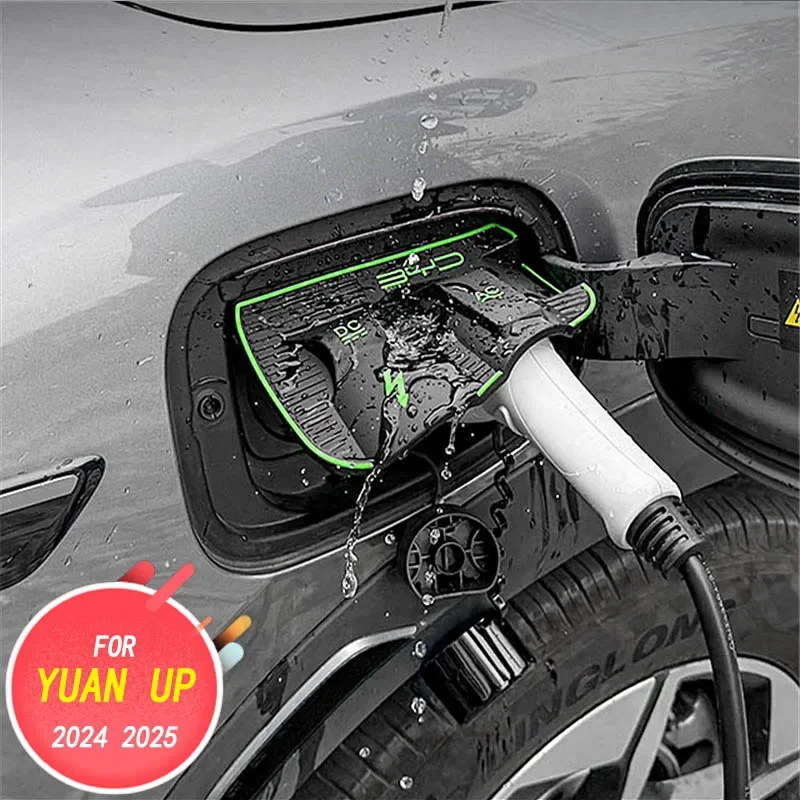 

for BYD YUAN UP PRO EV 2024 2025 Car decoration accessories charging port protective cover dustproof and rainproof coverCar de