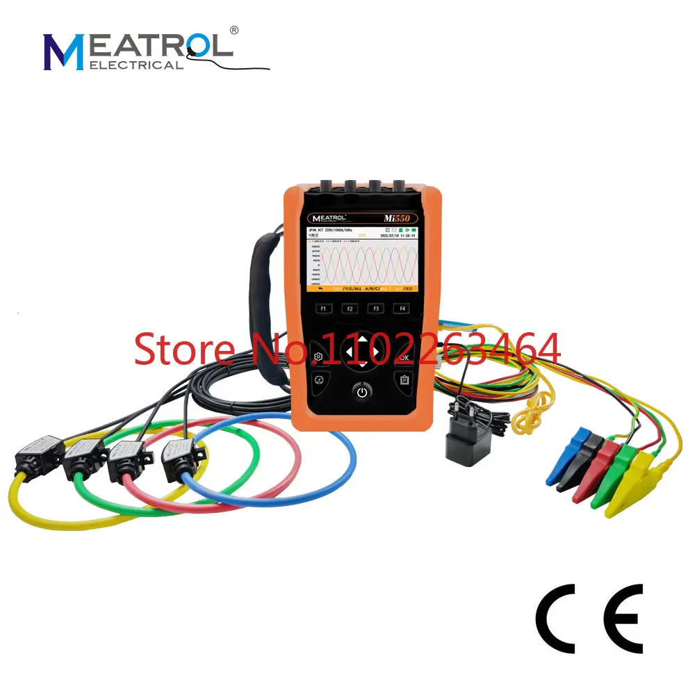 

MEATROL Mi550 Oscillogram Electric Energy meter 32GB Data logger Handheld Power quality analyzer