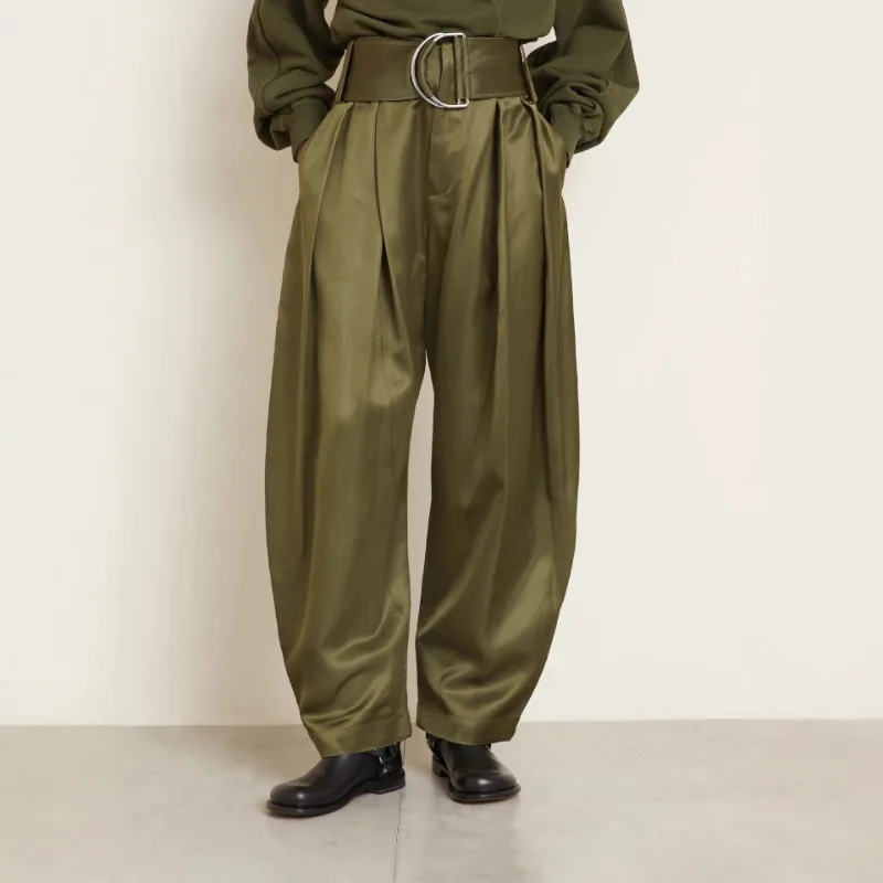 

Elegant Women Trousers High Waist Baggy Pants 2025 Autumn Winter Outfits New Popular Streetwear Office Lady Capris