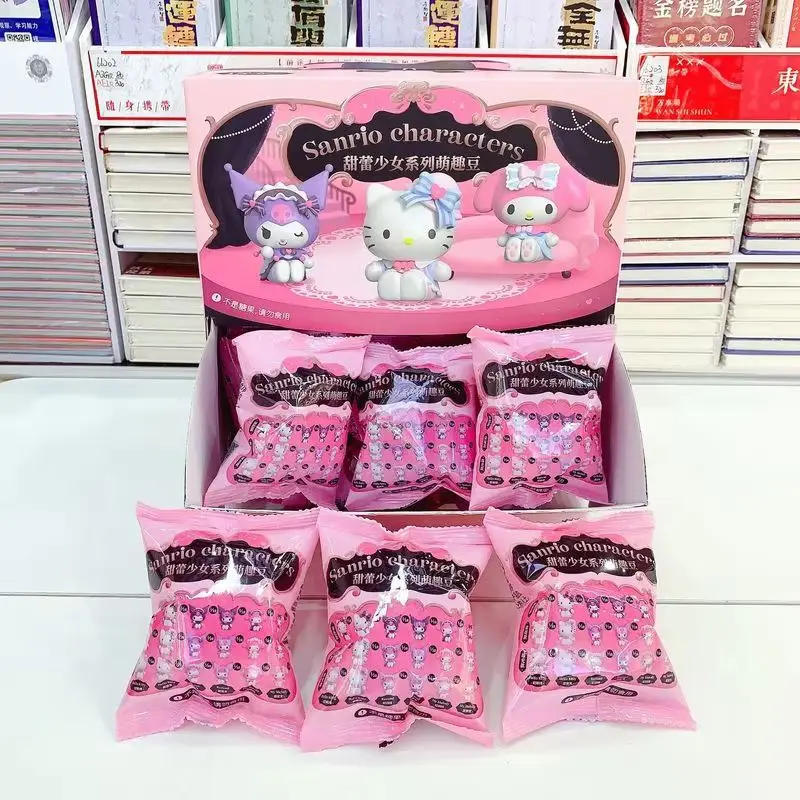 

Genuine Sanrio Little Adorable Sweet Bud Girl Series Figure Hello Kitty Surprise Blind Bag Cute Cartoon Doll Ornament Girl's Gif